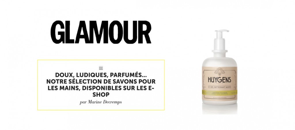 Le Gel Nettoyant Mains dans Glamour