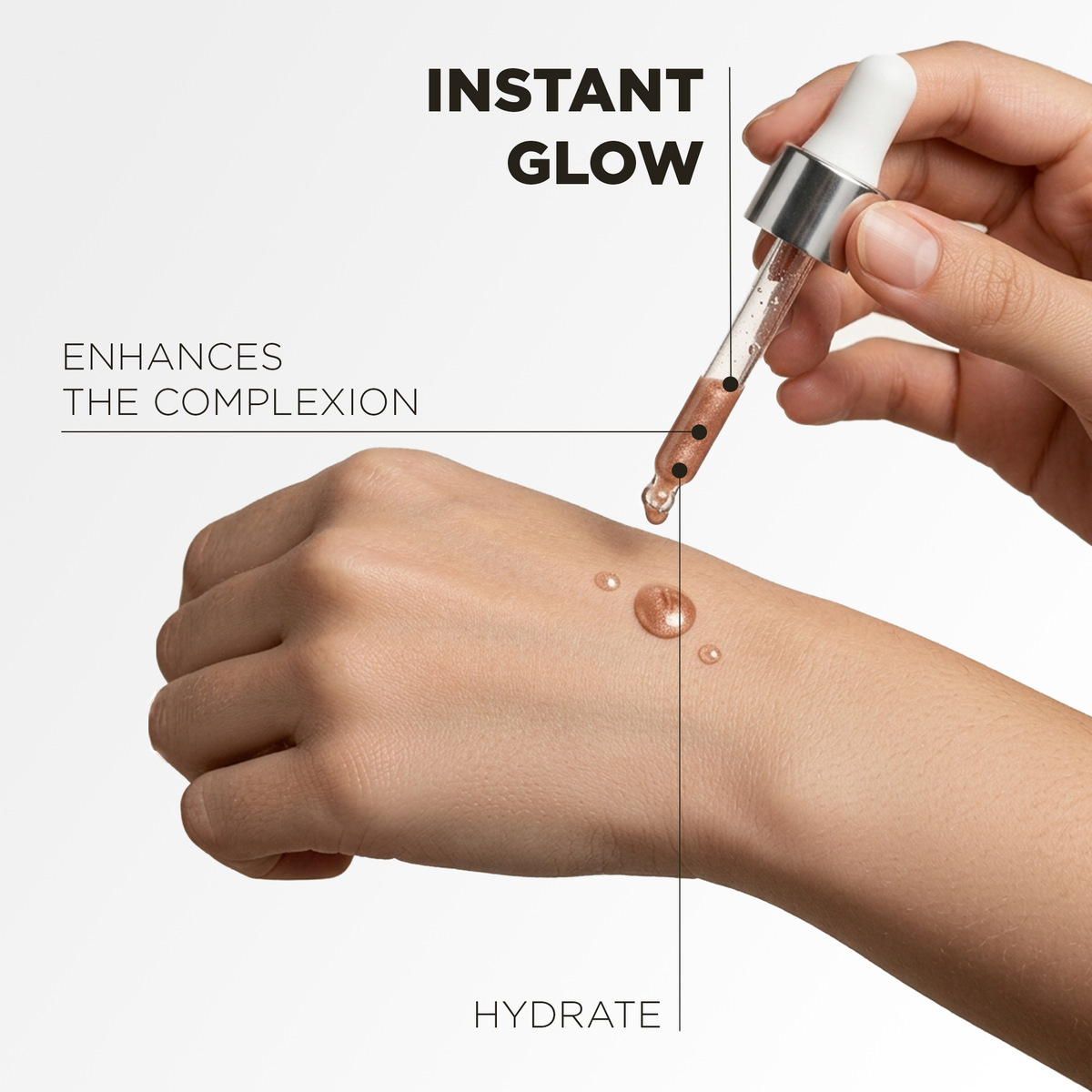 The elixir brings instant glow, enhances the complexion and hydrates