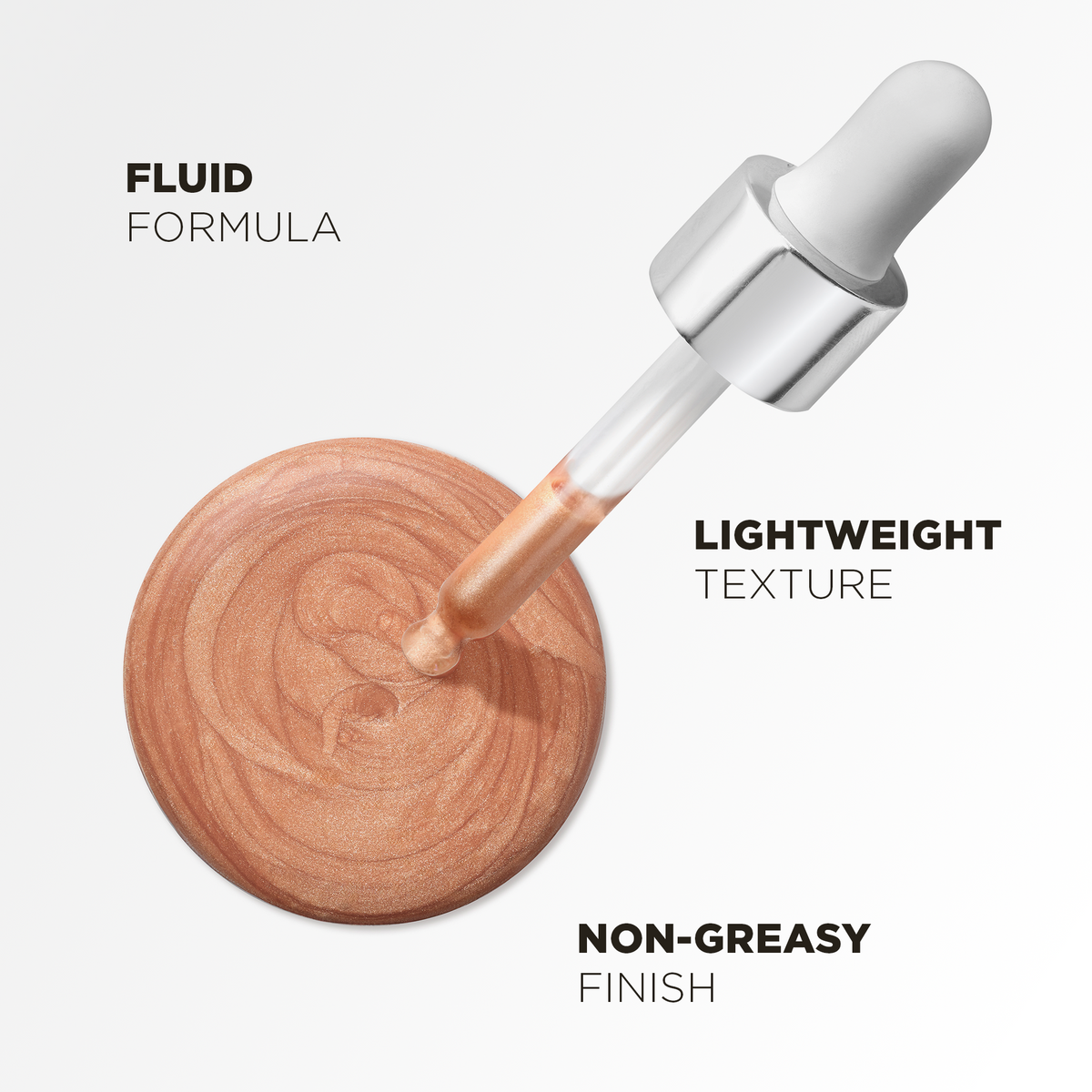 Fluid formula with a lightweight texture and a non-greasy finish
