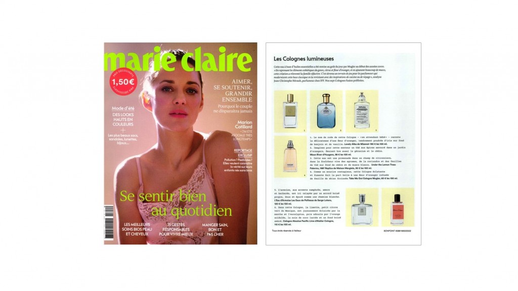 HUYGENS DANS MARIE CLAIRE
