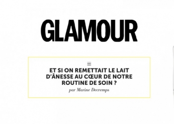 Le Savon au Lait d'Ânesse dans Glamour