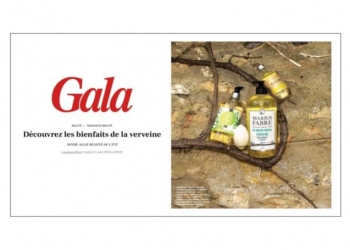L'Huile de Massage Verveine dans Gala